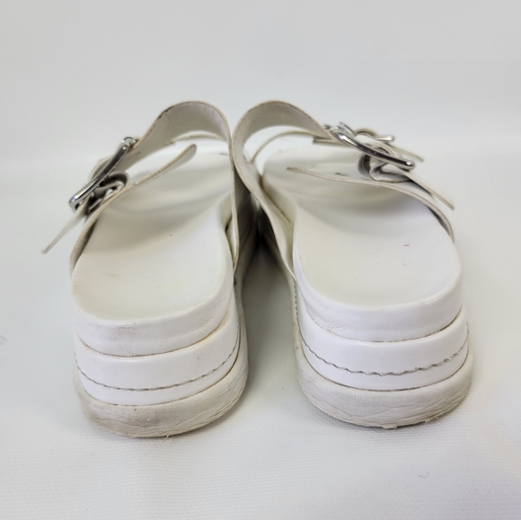 J SLIDES Two Buckle Platform Slides Sz 9 - Picture 3 of 10